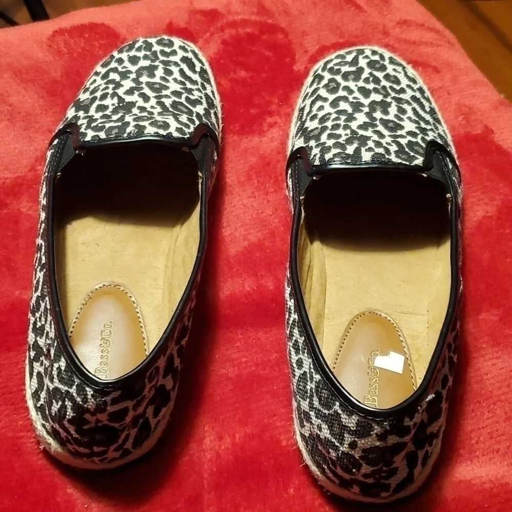 GH Bass Leopard Espadrille Size 7.5M